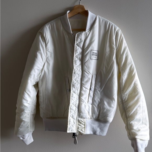Opening Ceremony Other - Opening Ceremony x Alpha Industries white MA1 Flight Bomber Jacket